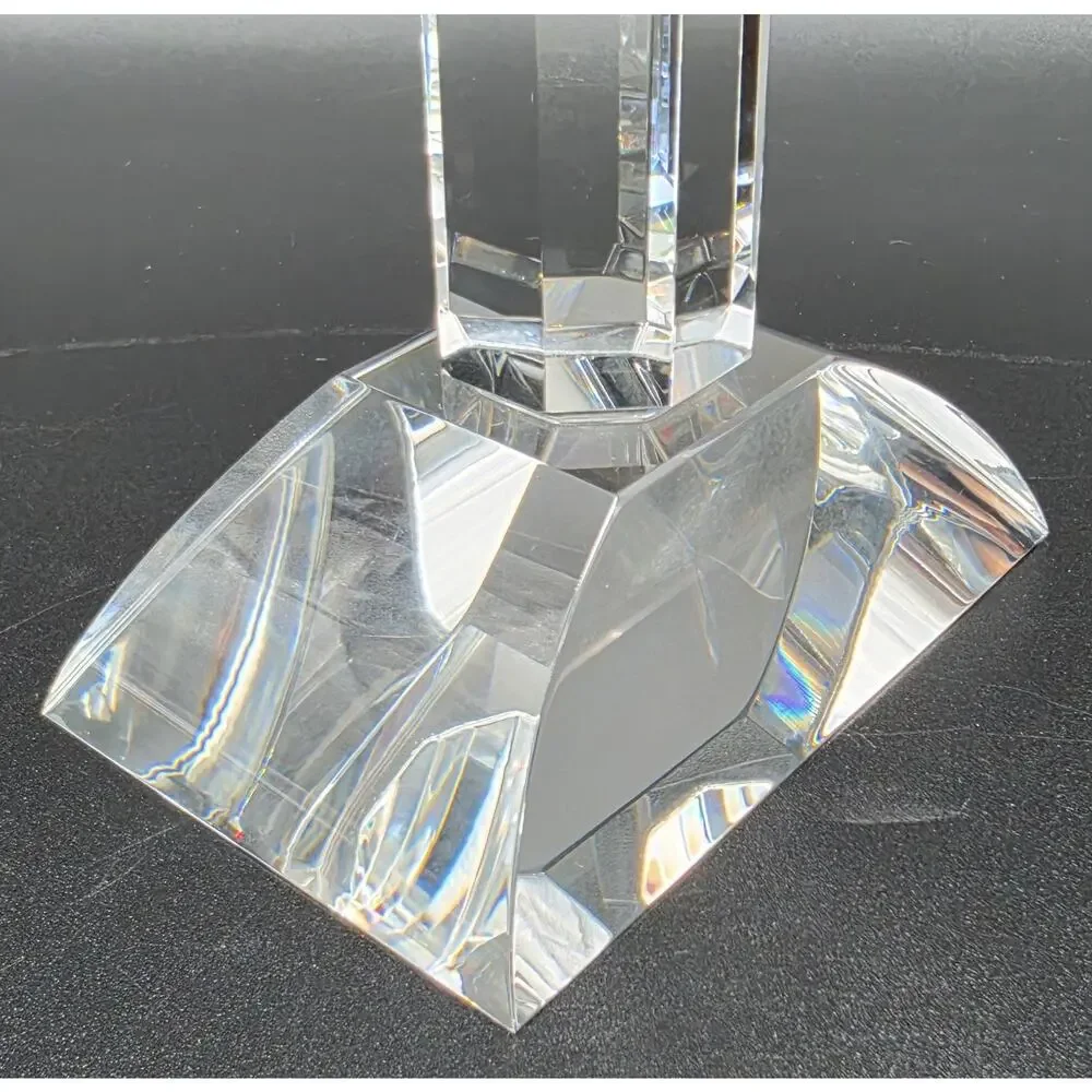 Vintage Cut Lead Crystal Cross 8.5